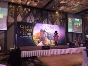 SingEx Dinner & Dance 2016 Stage Backdrop Design