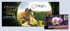 Backdrop Design Singapore Expo Dinner & Dance Event