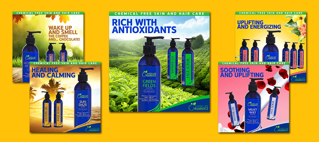 Earth Life Organics Social Media Post Design