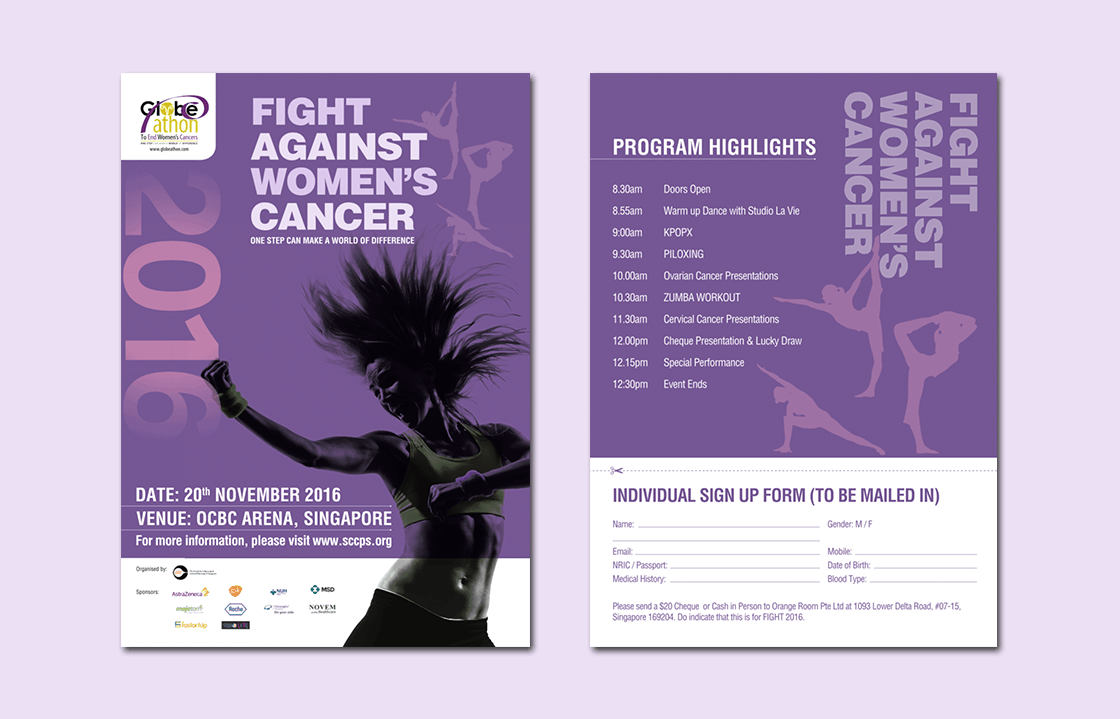 Globe-athon Marketing Collateral Design
