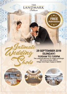 Intimate Wedding Show Poster Design