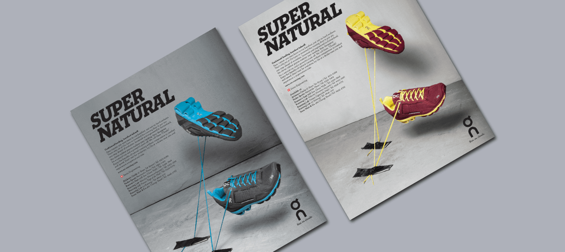 ON Shoes Advertisement Design
